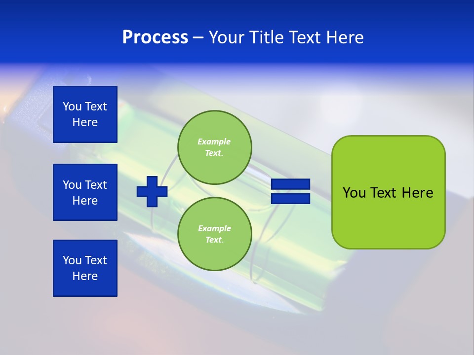 Level Tube Closeup PowerPoint Template
