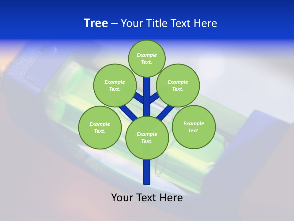 Level Tube Closeup PowerPoint Template