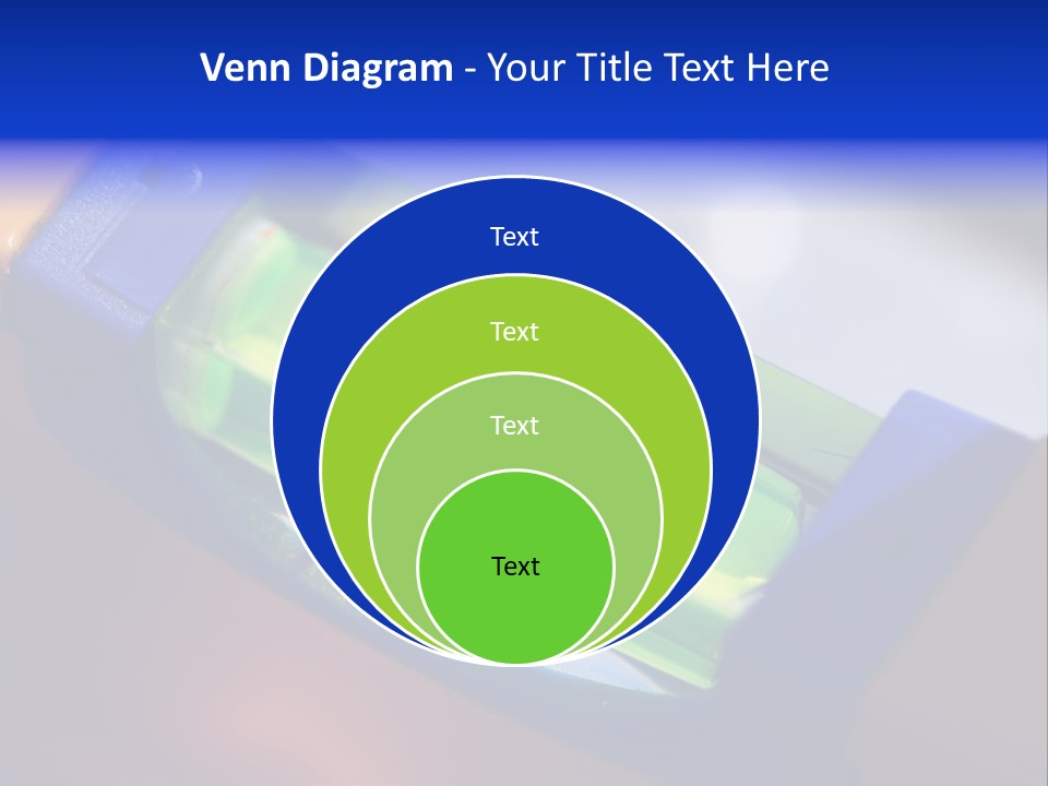 Level Tube Closeup PowerPoint Template