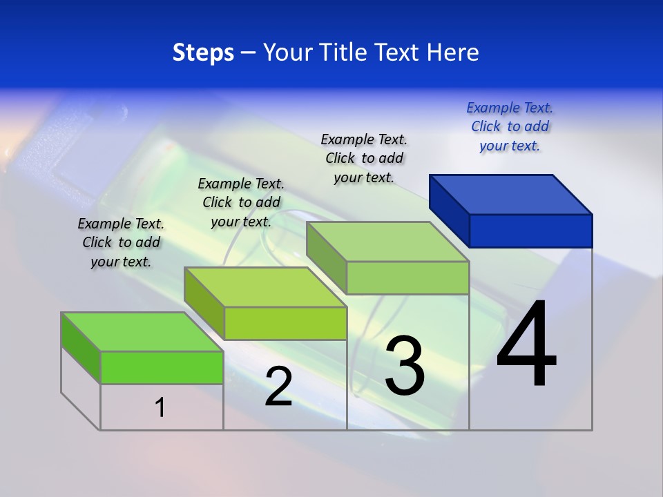 Level Tube Closeup PowerPoint Template