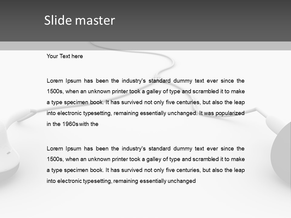 Earbuds PowerPoint Template