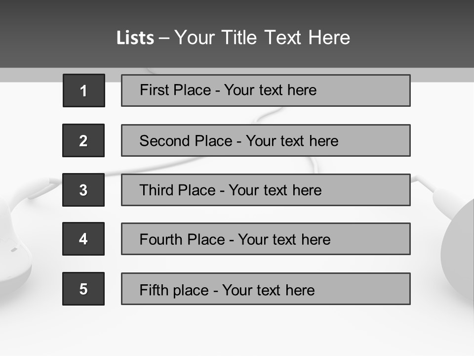 Earbuds PowerPoint Template