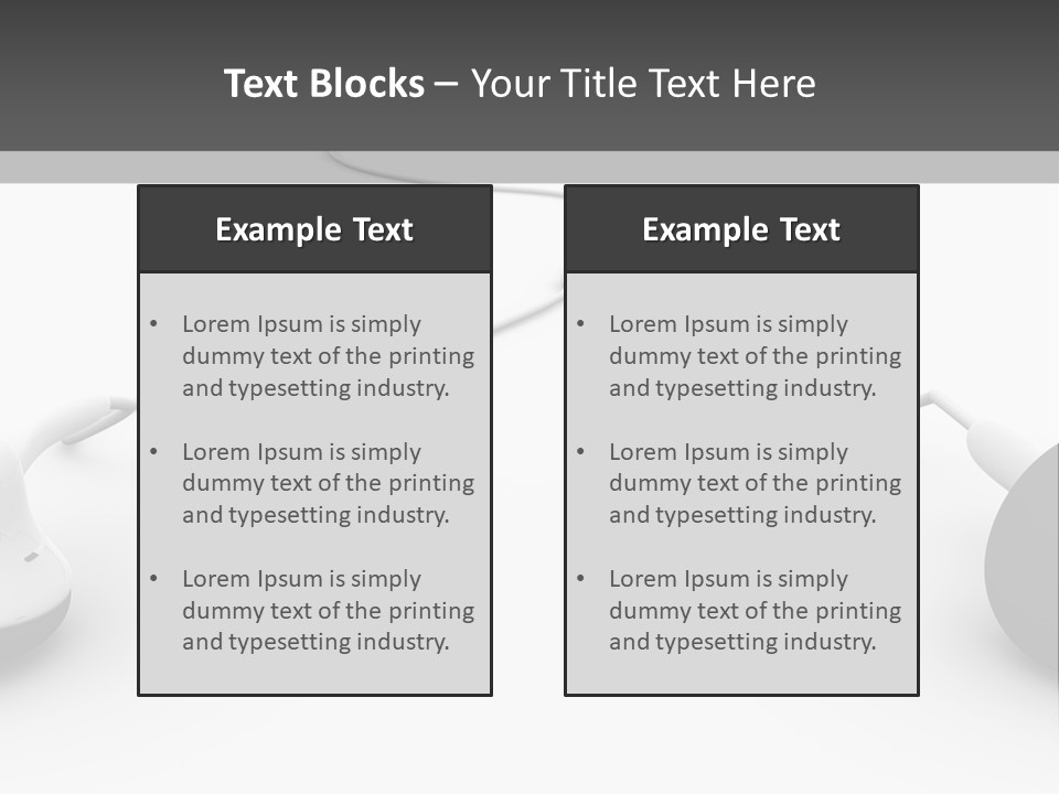 Earbuds PowerPoint Template