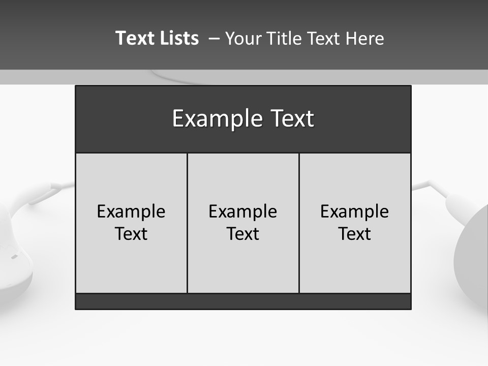 Earbuds PowerPoint Template