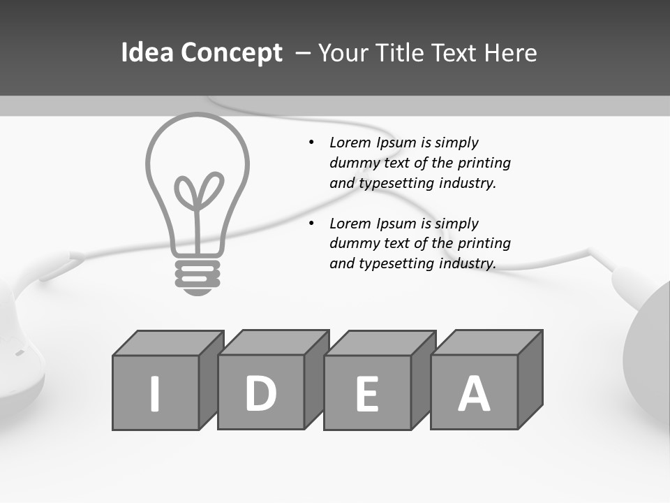 Earbuds PowerPoint Template