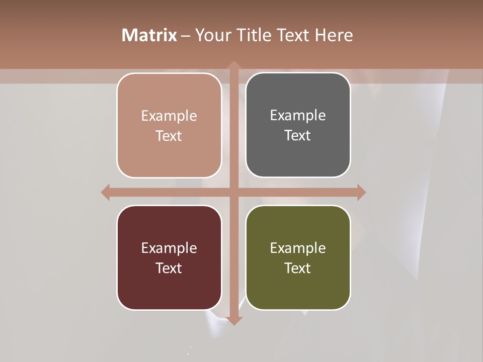 A Sad Businessman Rests His Hands On His Chin PowerPoint Template