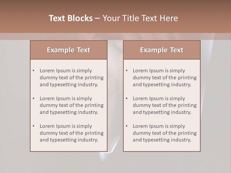 A Sad Businessman Rests His Hands On His Chin PowerPoint Template