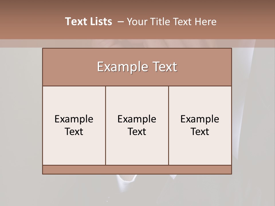 A Sad Businessman Rests His Hands On His Chin PowerPoint Template