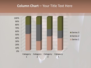 A Sad Businessman Rests His Hands On His Chin PowerPoint Template