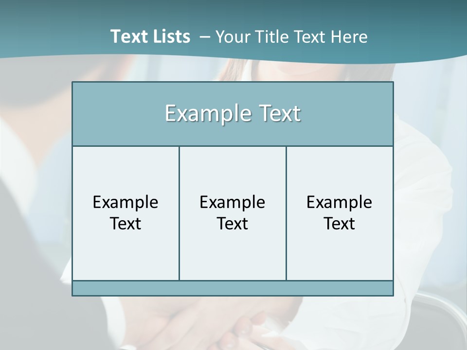 Two Businesspeople, Or Business Person And Client Handshaking At Office PowerPoint Template