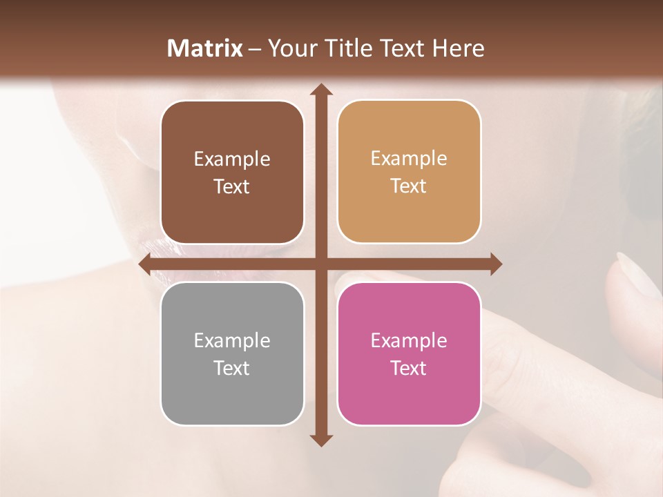 Pimple , Spot On Beauty Woman Face PowerPoint Template