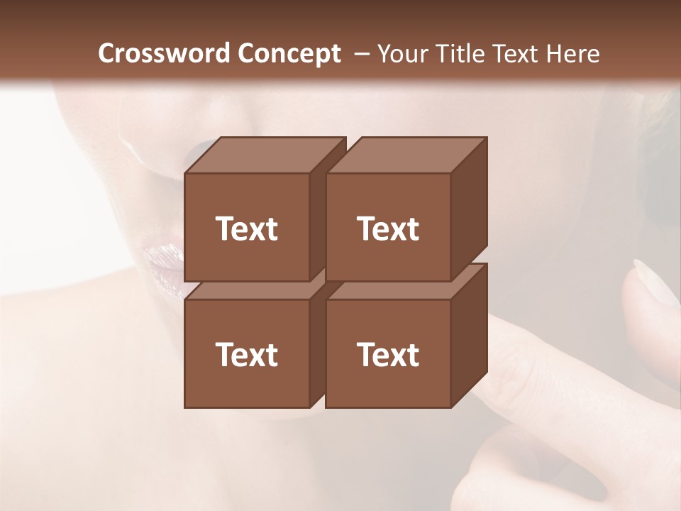 Pimple , Spot On Beauty Woman Face PowerPoint Template