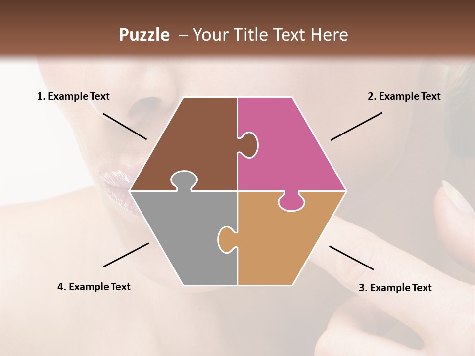 Pimple , Spot On Beauty Woman Face PowerPoint Template