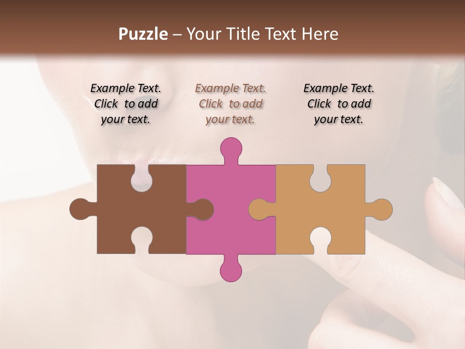 Pimple , Spot On Beauty Woman Face PowerPoint Template