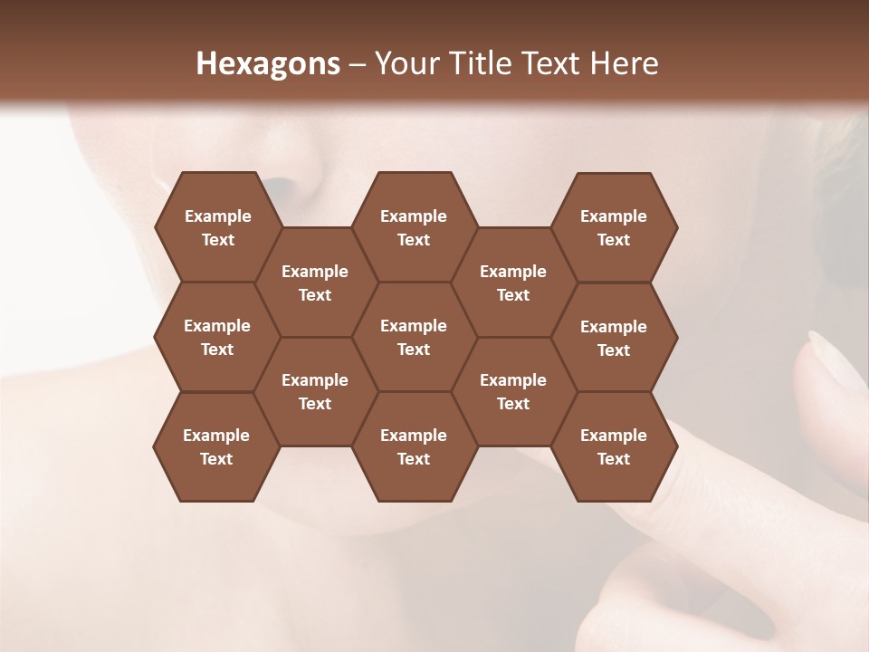 Pimple , Spot On Beauty Woman Face PowerPoint Template