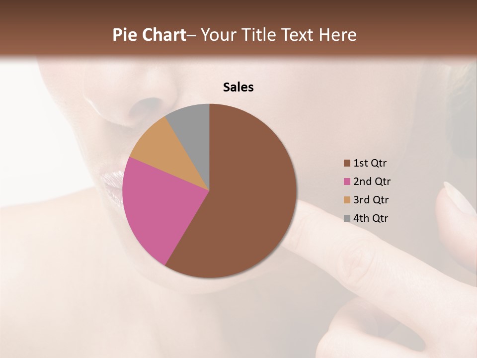 Pimple , Spot On Beauty Woman Face PowerPoint Template