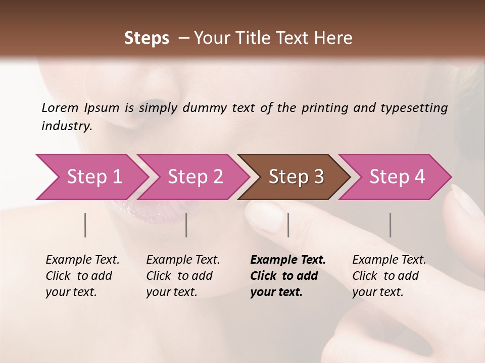 Pimple , Spot On Beauty Woman Face PowerPoint Template