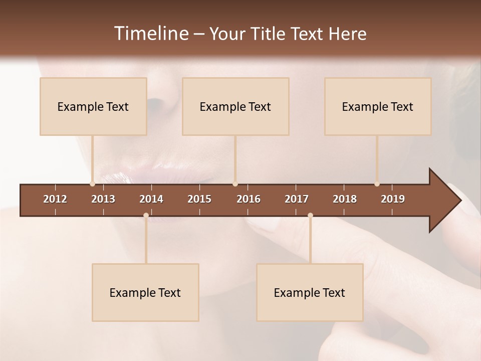 Pimple , Spot On Beauty Woman Face PowerPoint Template