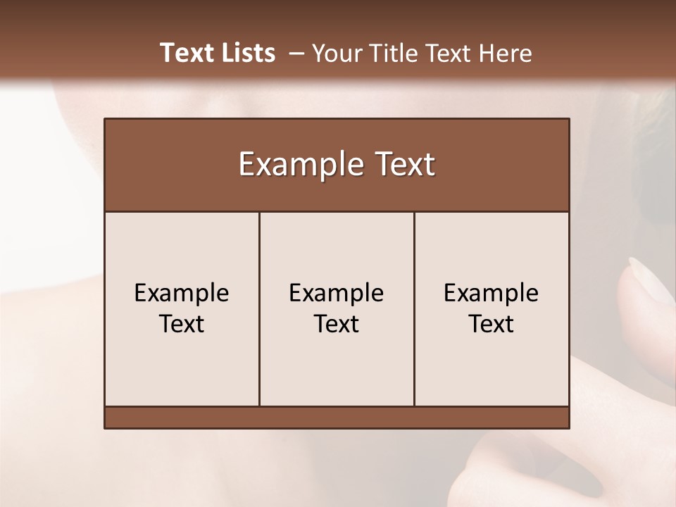Pimple , Spot On Beauty Woman Face PowerPoint Template