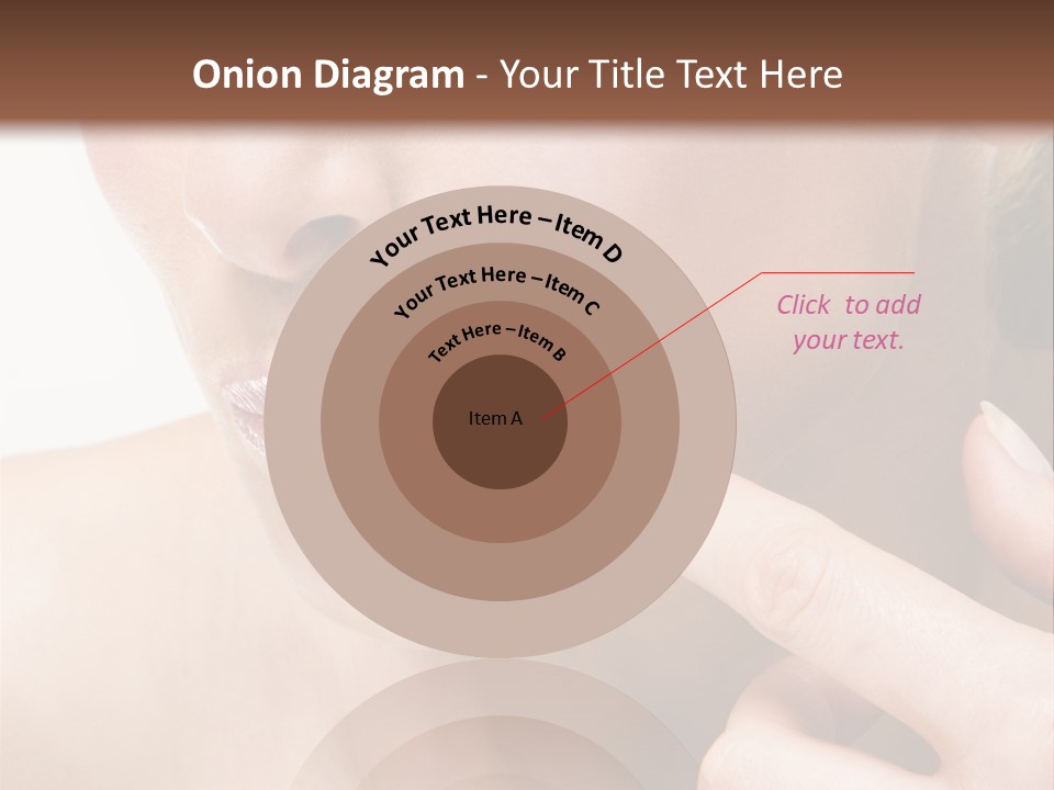 Pimple , Spot On Beauty Woman Face PowerPoint Template