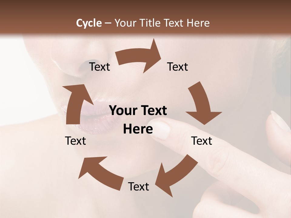 Pimple , Spot On Beauty Woman Face PowerPoint Template