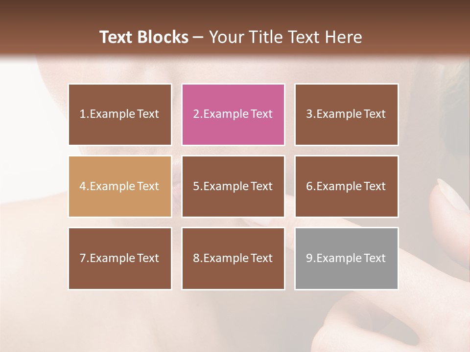 Pimple , Spot On Beauty Woman Face PowerPoint Template