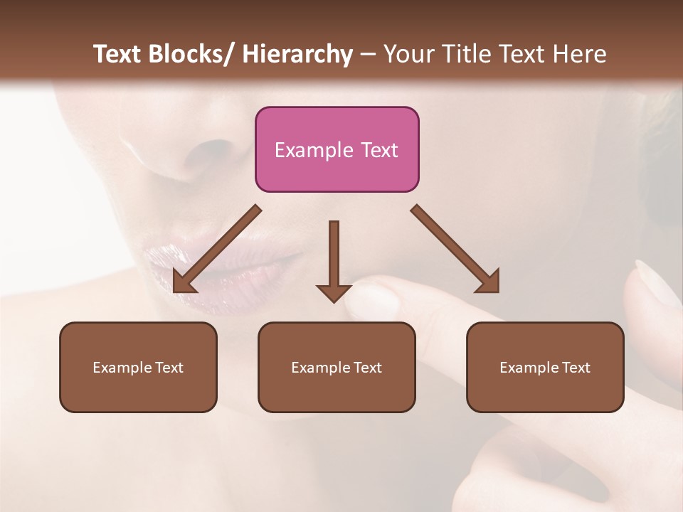 Pimple , Spot On Beauty Woman Face PowerPoint Template