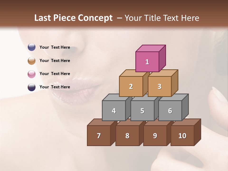 Pimple , Spot On Beauty Woman Face PowerPoint Template