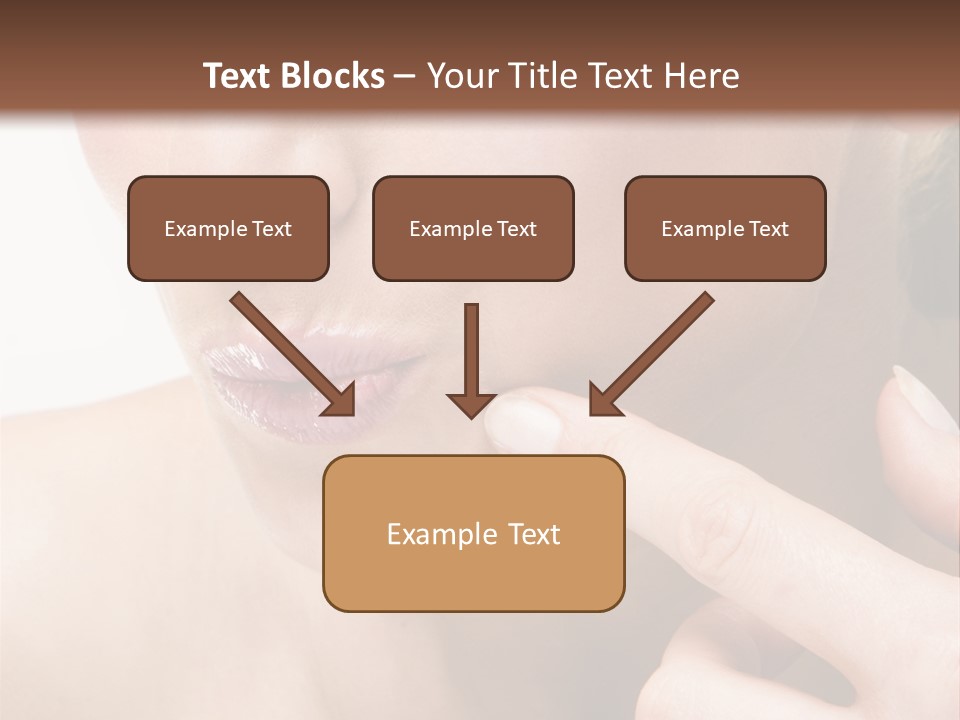 Pimple , Spot On Beauty Woman Face PowerPoint Template