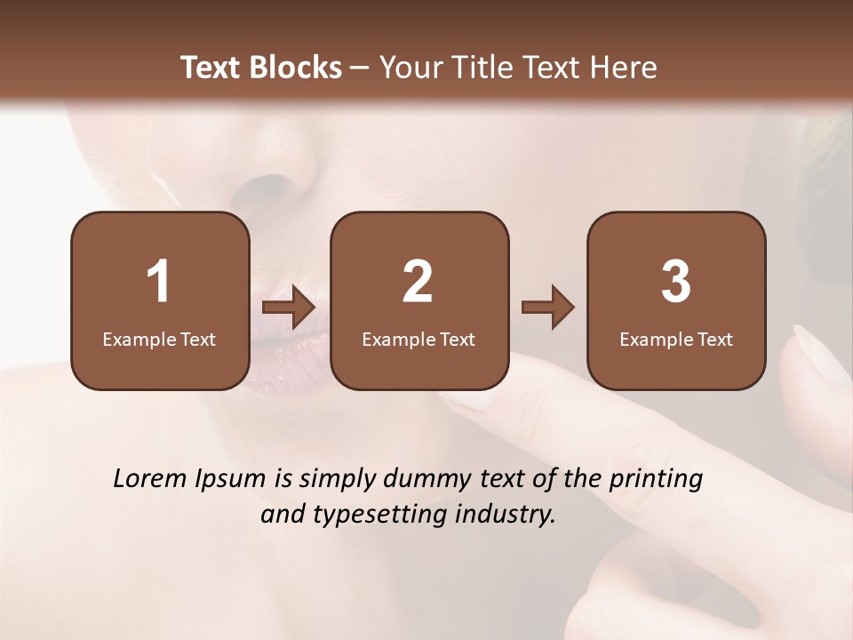 Pimple , Spot On Beauty Woman Face PowerPoint Template