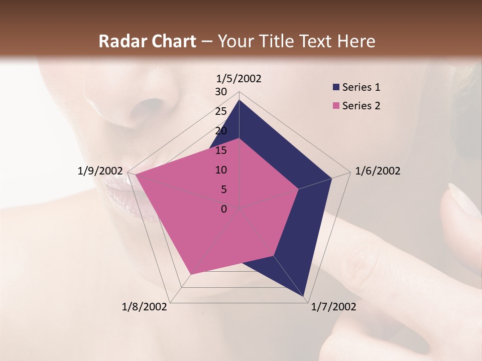 Pimple , Spot On Beauty Woman Face PowerPoint Template