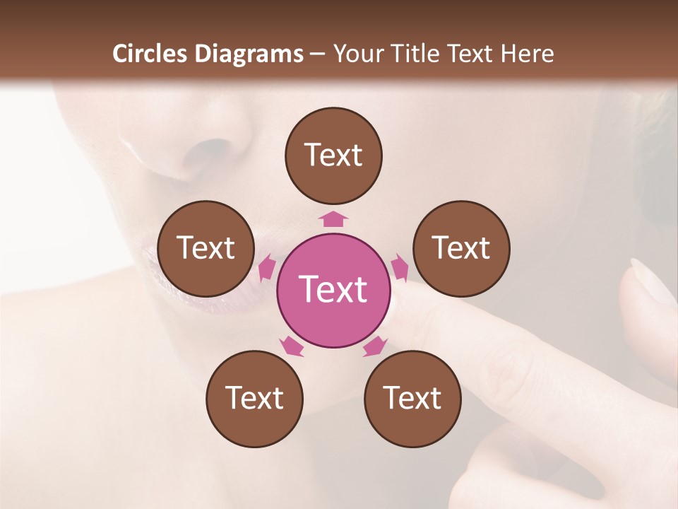 Pimple , Spot On Beauty Woman Face PowerPoint Template