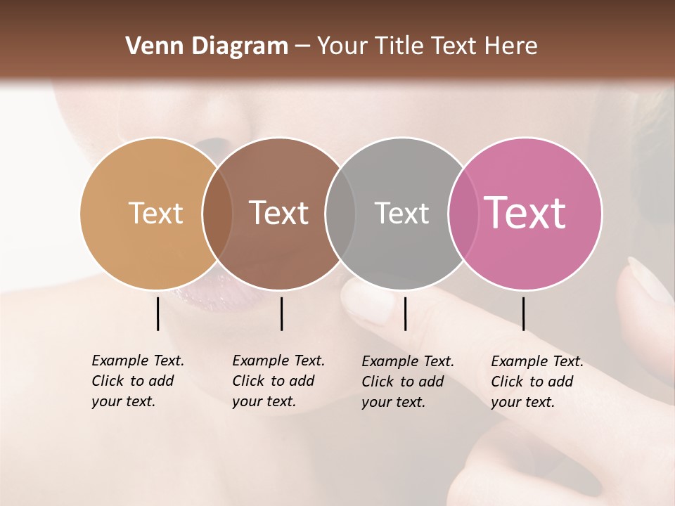 Pimple , Spot On Beauty Woman Face PowerPoint Template