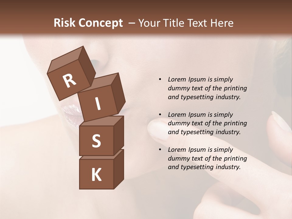 Pimple , Spot On Beauty Woman Face PowerPoint Template