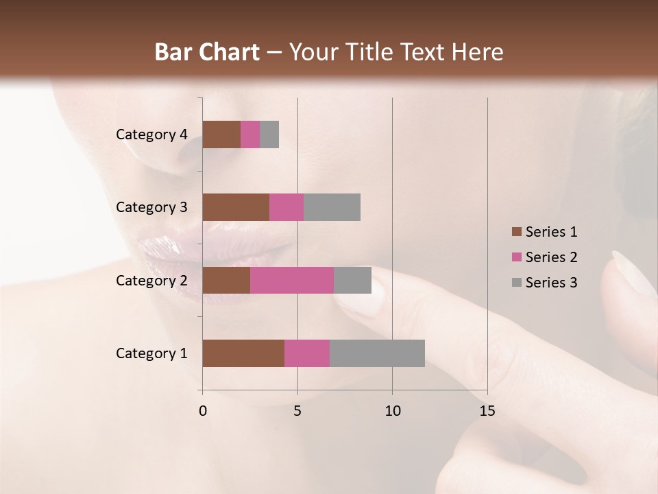 Pimple , Spot On Beauty Woman Face PowerPoint Template