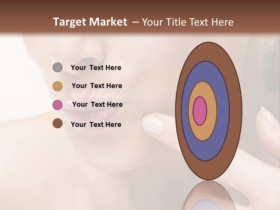 Pimple , Spot On Beauty Woman Face PowerPoint Template