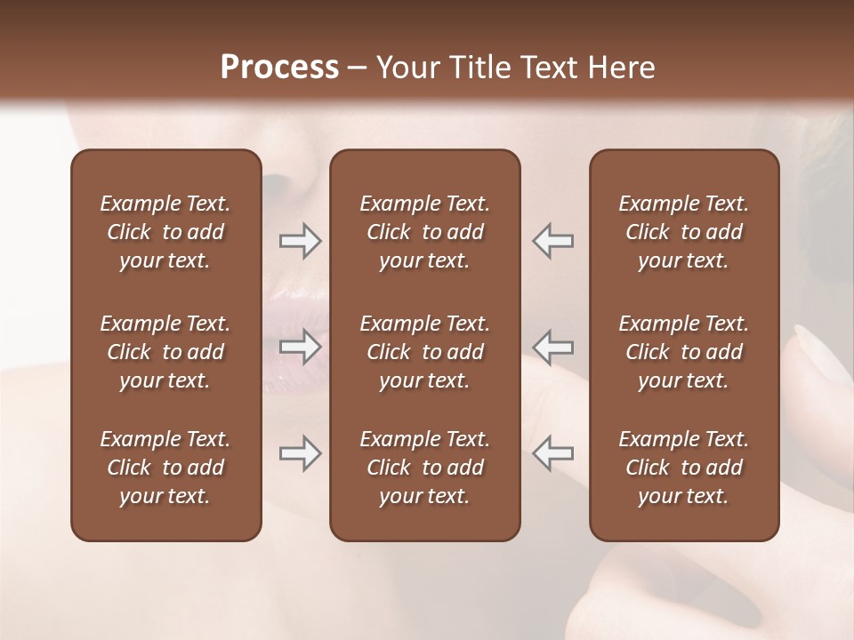 Pimple , Spot On Beauty Woman Face PowerPoint Template