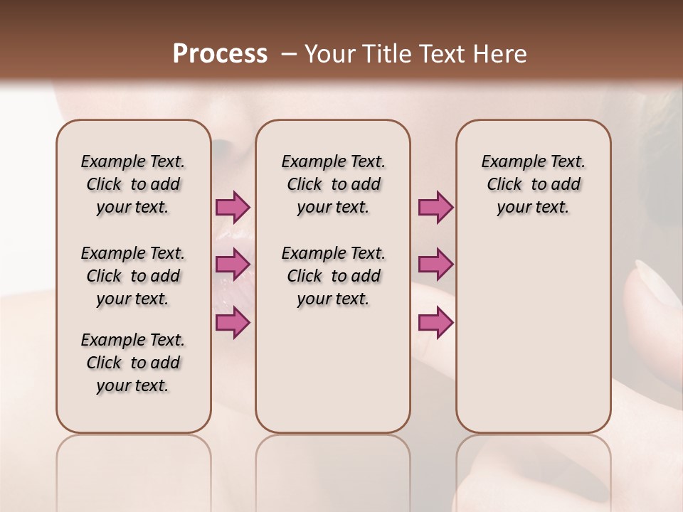 Pimple , Spot On Beauty Woman Face PowerPoint Template