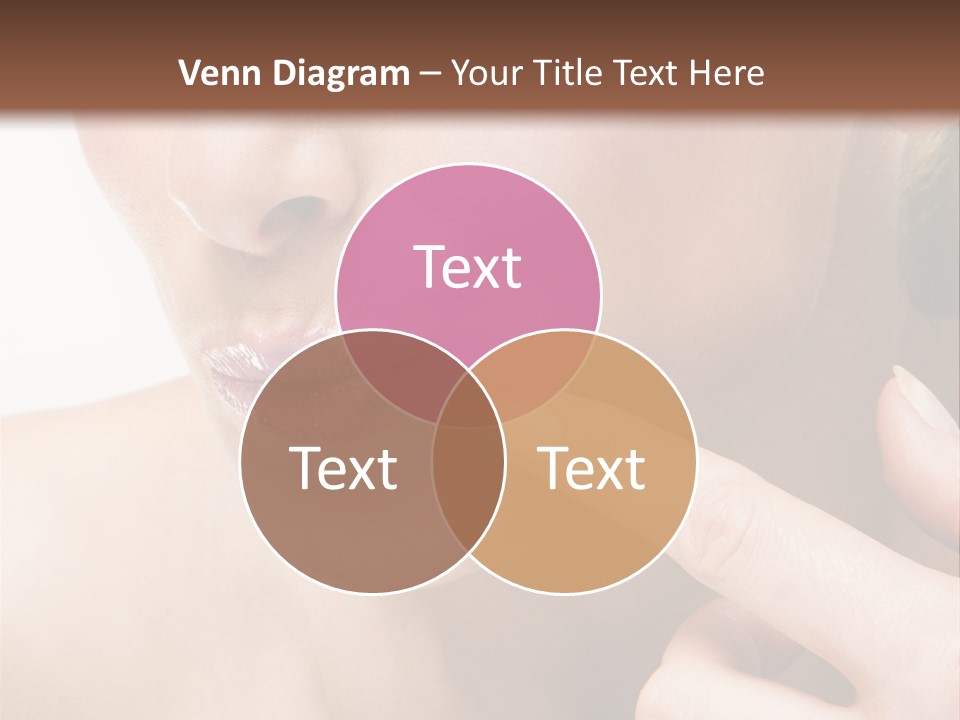 Pimple , Spot On Beauty Woman Face PowerPoint Template