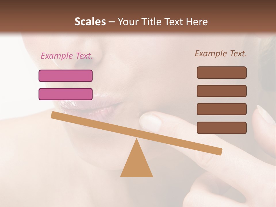 Pimple , Spot On Beauty Woman Face PowerPoint Template