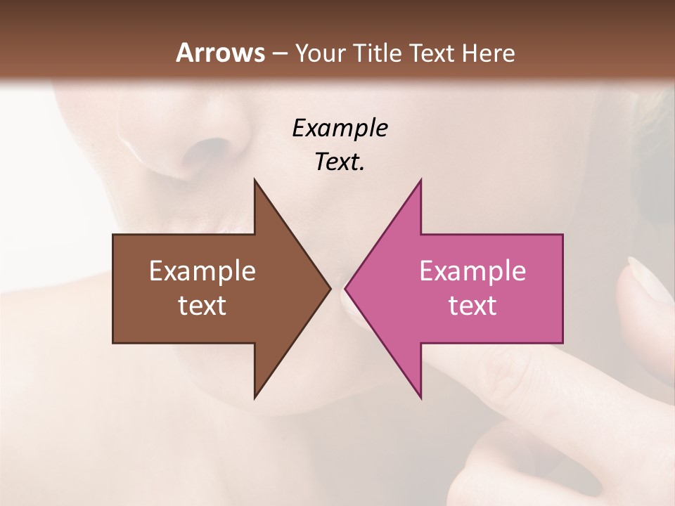 Pimple , Spot On Beauty Woman Face PowerPoint Template