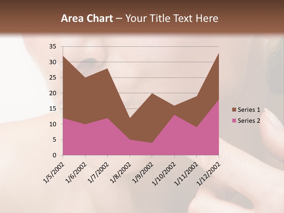 Pimple , Spot On Beauty Woman Face PowerPoint Template