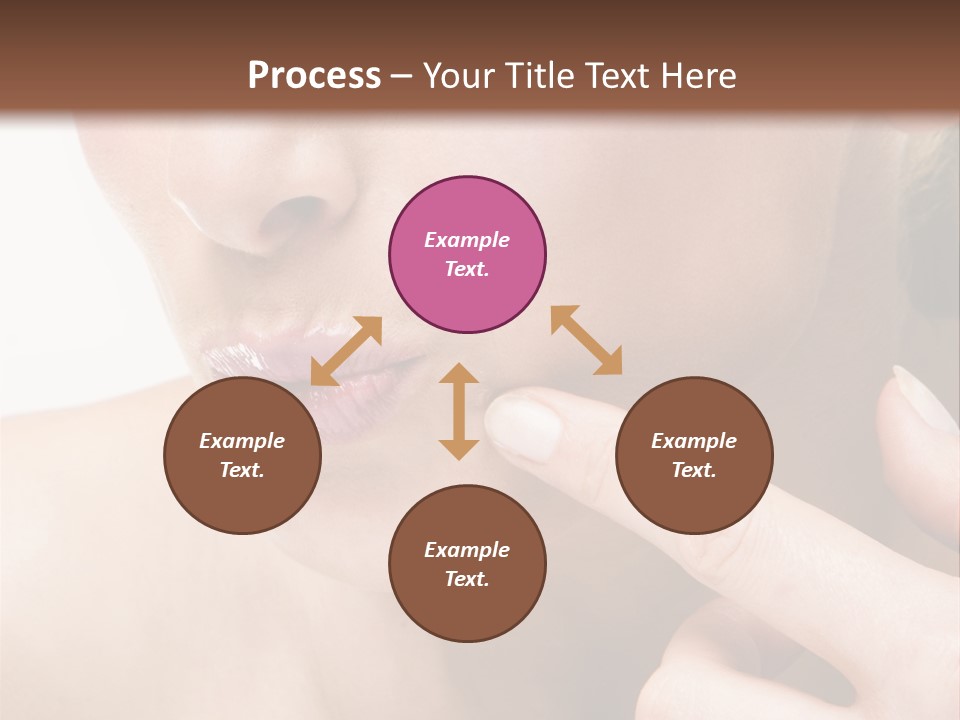 Pimple , Spot On Beauty Woman Face PowerPoint Template