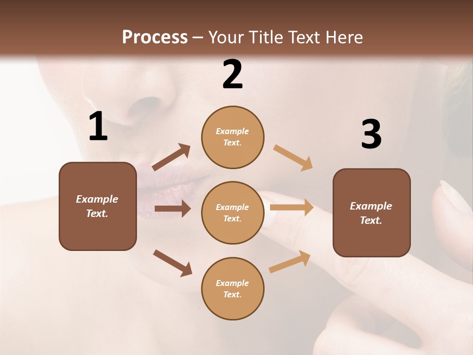 Pimple , Spot On Beauty Woman Face PowerPoint Template