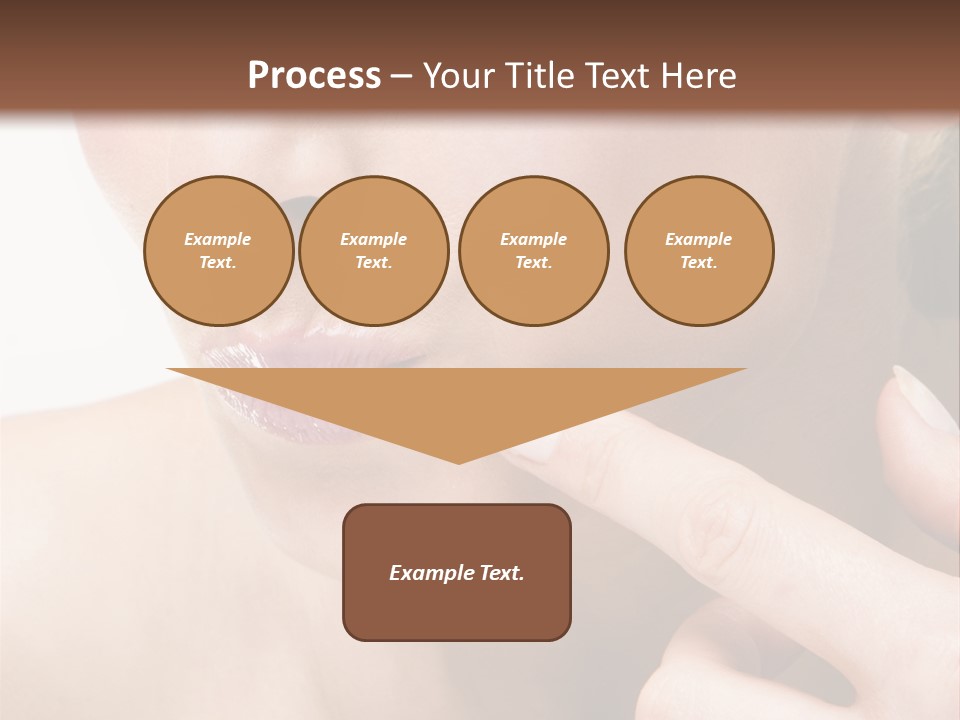 Pimple , Spot On Beauty Woman Face PowerPoint Template