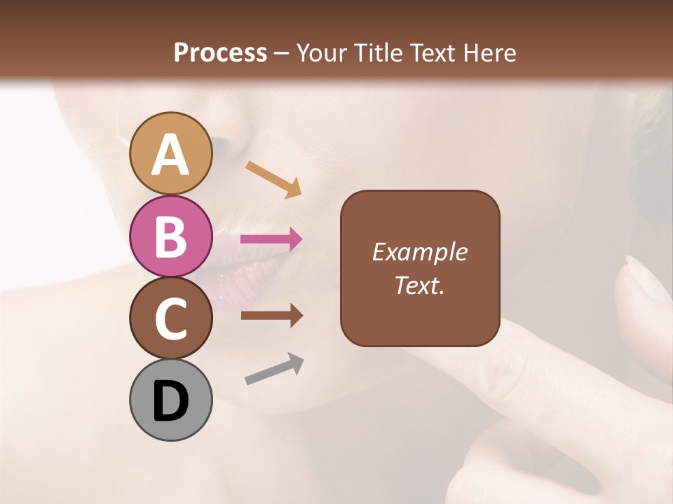 Pimple , Spot On Beauty Woman Face PowerPoint Template