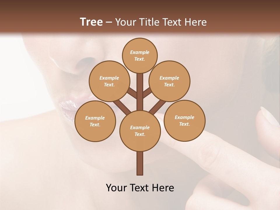 Pimple , Spot On Beauty Woman Face PowerPoint Template