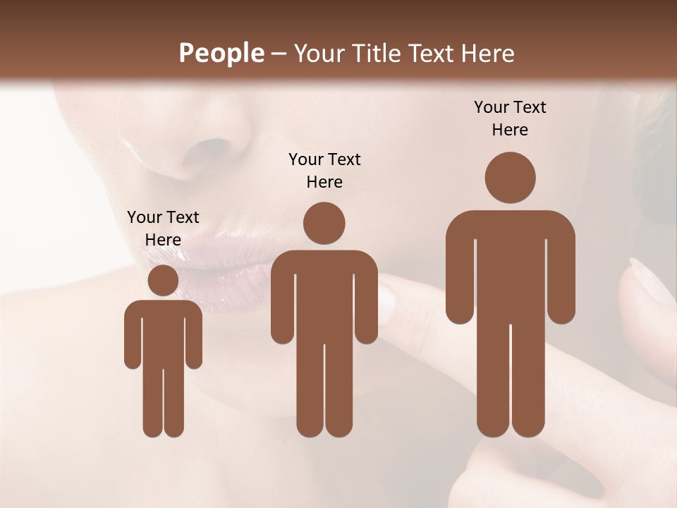 Pimple , Spot On Beauty Woman Face PowerPoint Template