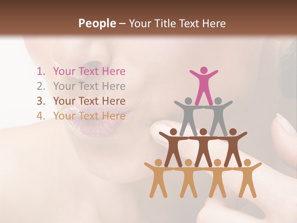 Pimple , Spot On Beauty Woman Face PowerPoint Template
