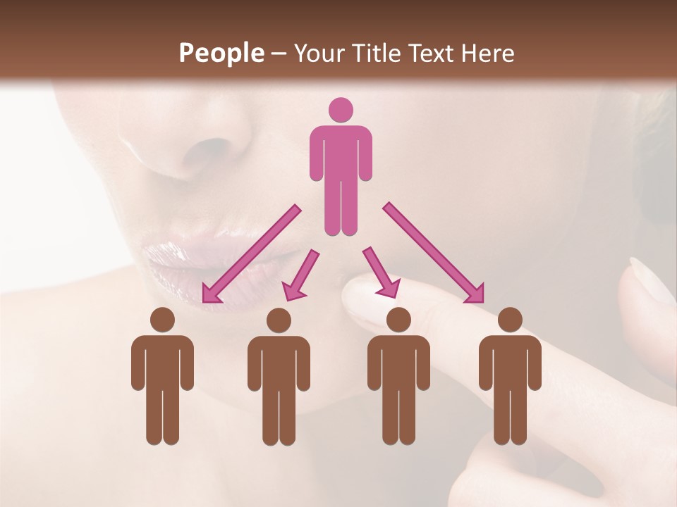 Pimple , Spot On Beauty Woman Face PowerPoint Template